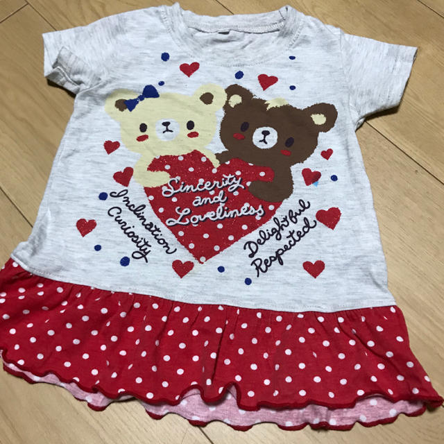 90サイズ 3枚セット 半袖Tシャツ 女の子 リサとガスパール キッズ/ベビー/マタニティのキッズ服女の子用(90cm~)(Tシャツ/カットソー)の商品写真