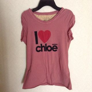 クロエ(Chloe)のクロエ 切りっぱなしトップス・飾りタンク(カットソー(半袖/袖なし))