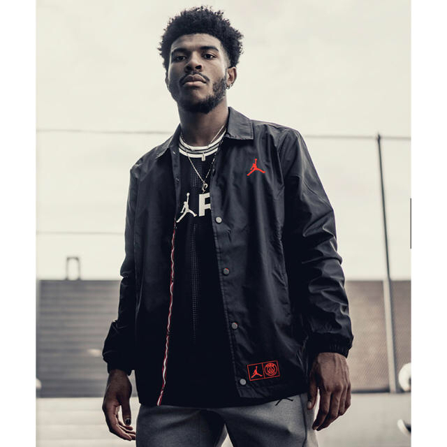 PSG×jordan コラボ コーチジャケット ナイロンジャケット PSG×jordan コラボ コーチジャケット ナイロンジャケット