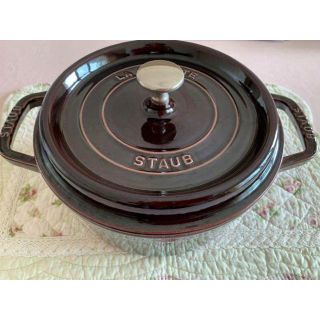 STAUB ストウブ ココットラウンド ナス オーベルジン