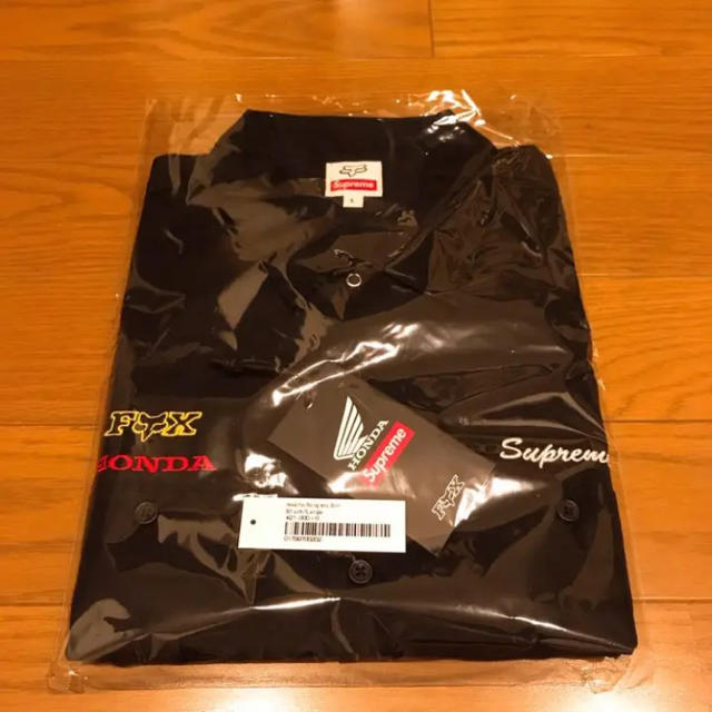 Supreme HONDA FOX RACING work shirt L