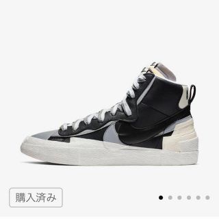 ナイキ(NIKE)のNIKE×sacai ブレーザーMID 27cm(スニーカー)