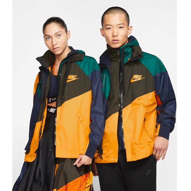 NIKE - XL Nike Sacai Hooded Anorak 国内正規品の通販 by xxx｜ナイキ ...