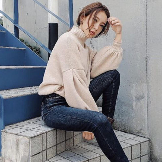 rienda(リエンダ)のrienda♡M／N Tuck Shoulder Knit TOP レディースのトップス(ニット/セーター)の商品写真