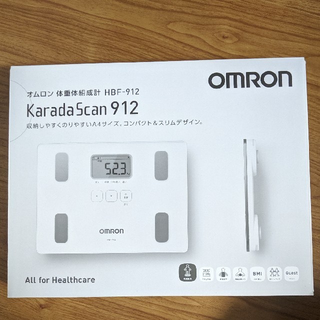 OMRON(オムロン)の【新品】オムロン　体重体組成計　HBF-912 スマホ/家電/カメラの生活家電(体重計)の商品写真