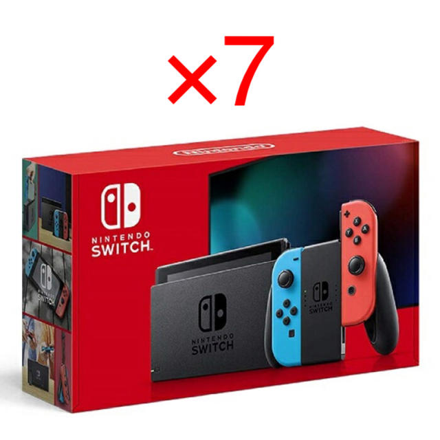 新型 ネオン×7 Nintendo Switch 新品 未使用未開封