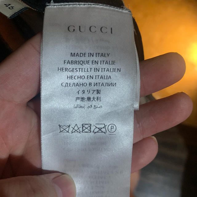 Gucci(グッチ)のGUCCI バイマテリアルボーリングシャツ メンズのトップス(シャツ)の商品写真