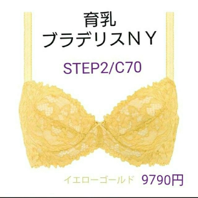 BRADELIS New York(ブラデリスニューヨーク)のyuuna,,様ご専用☆日本製☆STEP2/C70ルイーザ＋ショーツM イエロー レディースの下着/アンダーウェア(ブラ)の商品写真