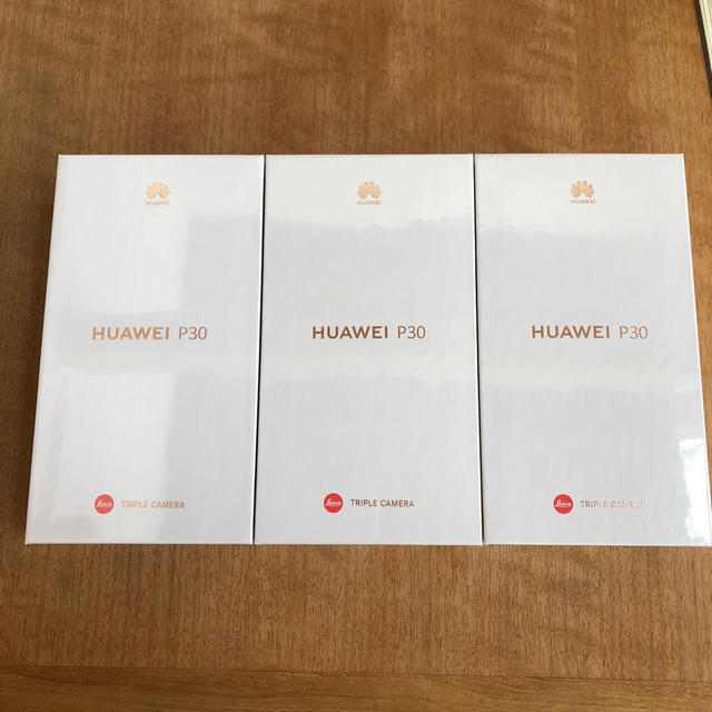 3台 Huawei  P30 ブリージングクリスタル simフリー
