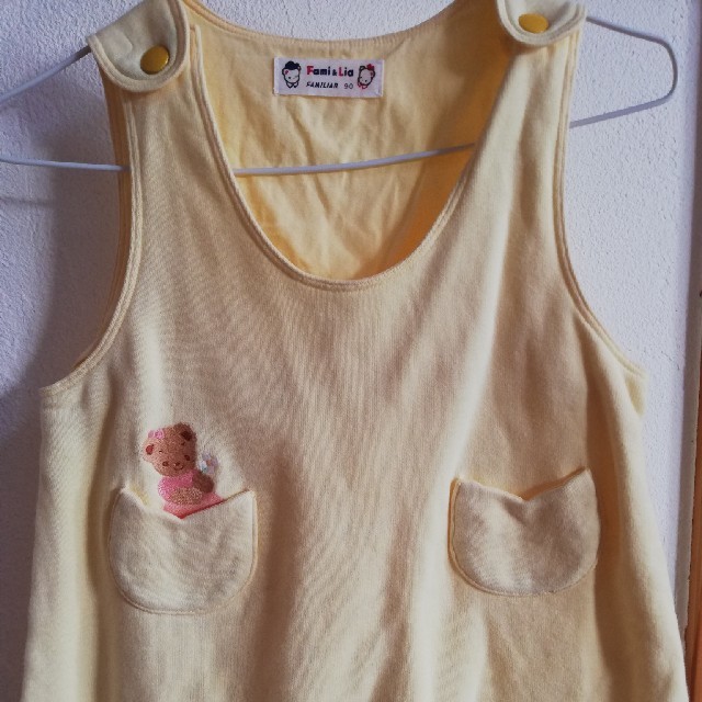 familiar(ファミリア)のファミリアワンピース90 キッズ/ベビー/マタニティのキッズ服女の子用(90cm~)(ワンピース)の商品写真