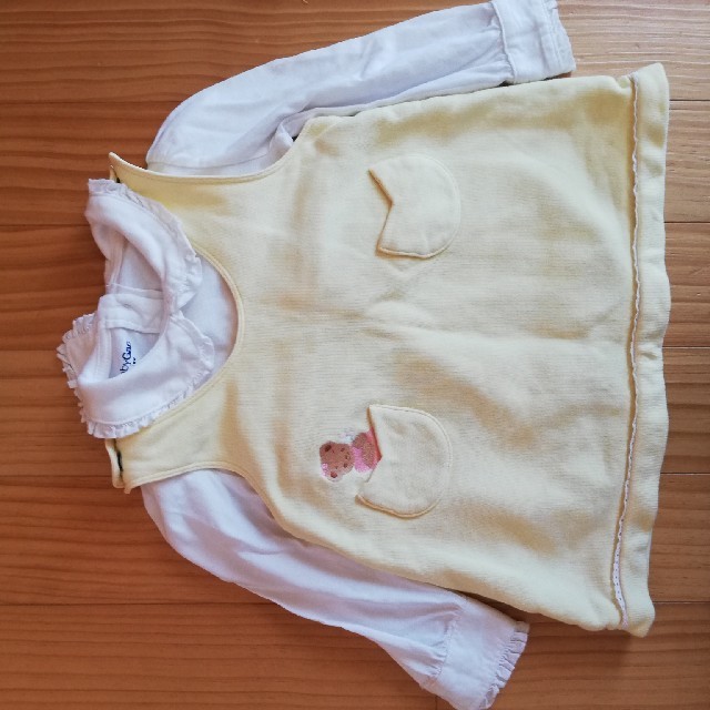 familiar(ファミリア)のファミリアワンピース90 キッズ/ベビー/マタニティのキッズ服女の子用(90cm~)(ワンピース)の商品写真