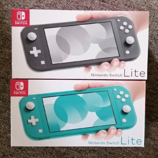 Switch lite ライト ターコイズ グレー