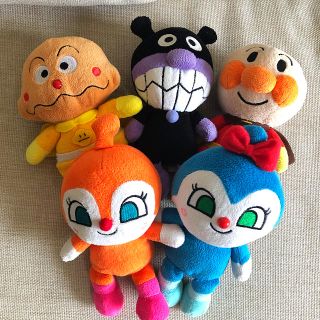 アンパンマン(アンパンマン)のアンパンマン ぬいぐるみ5体セット(ぬいぐるみ)