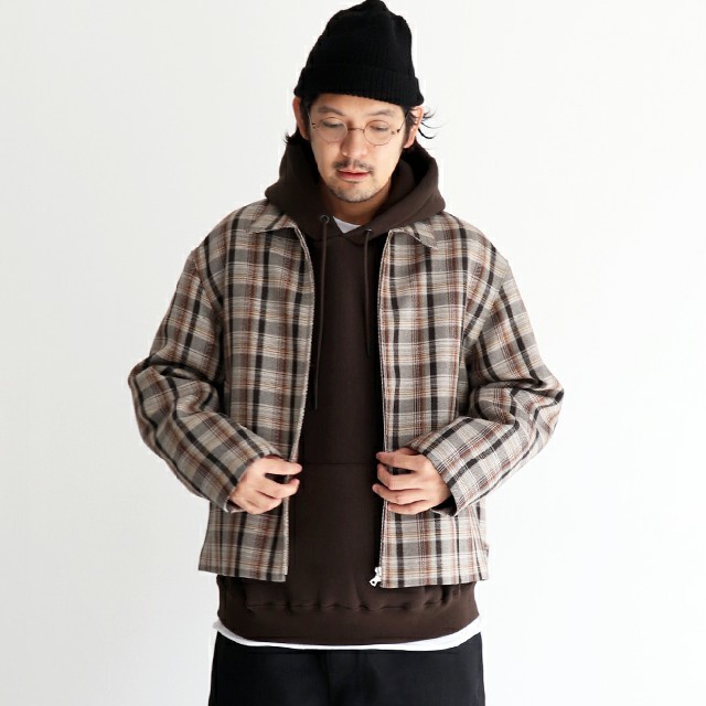 19AW 新品 AURALEE チェック ブルゾン サイズ4の通販 by TAKA's shop