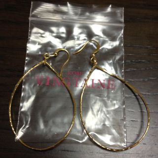 ウェーブリングピアス♡(ピアス)