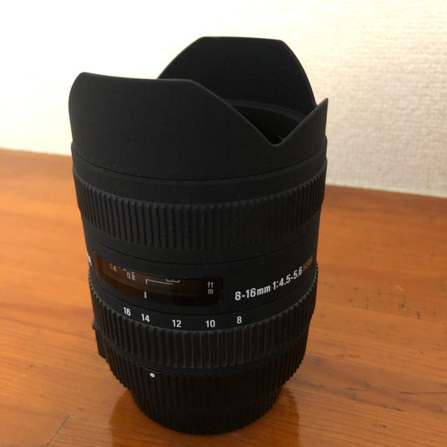 SIGMA(シグマ)のSIGMA 8-16mm f4.5~f5.6 Kマウントレンズ スマホ/家電/カメラのカメラ(レンズ(ズーム))の商品写真