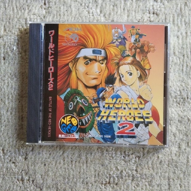 SNK(エスエヌケイ)のネオジオCD ワールドヒーローズ2 エンタメ/ホビーのゲームソフト/ゲーム機本体(家庭用ゲームソフト)の商品写真