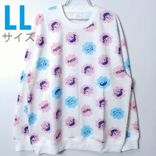 サンリオ(サンリオ)の新品 LL XL スウェット トレーナー ペコちゃん サンリオ 白 9353(スウェット)