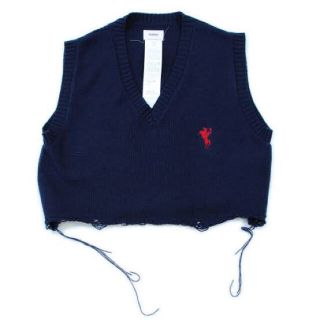 ラフシモンズ(RAF SIMONS)のdoublet  BROKEN VEST 18aw(ベスト)