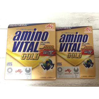 アジノモト(味の素)の新品 AJINOMOTO 味の素 アミノバイタル ゴールド 必須アミノ酸 ２箱(アミノ酸)