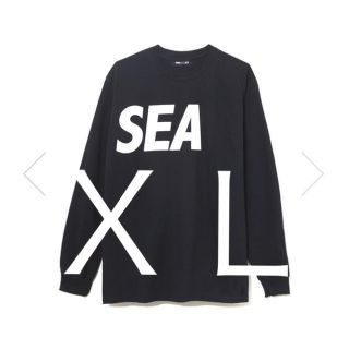 ロンハーマン(Ron Herman)のWIND AND SEA long sleeve cut-sewn ブラック(Tシャツ/カットソー(七分/長袖))