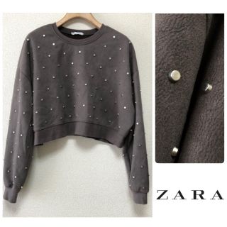 ザラ(ZARA)のZARA ▷ スタッズスウェット  プルオーバー  モード(トレーナー/スウェット)