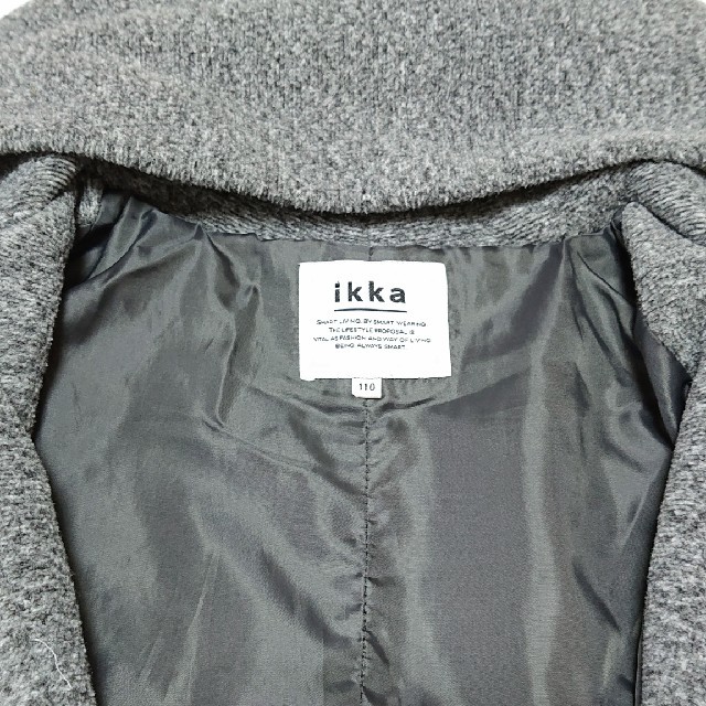 ikka(イッカ)のikka コート 110㎝ キッズ/ベビー/マタニティのキッズ服女の子用(90cm~)(コート)の商品写真