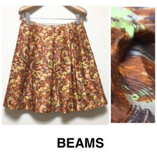 ビームス(BEAMS)のLAPIS LUCE BEAMS ▷ 柄 タックスカート(ひざ丈スカート)