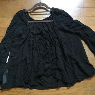 ザラ(ZARA)のザラの長袖シフォンブラウス(シャツ/ブラウス(長袖/七分))