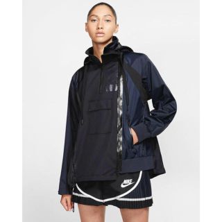 サカイ(sacai)のXL nike sacai ウィメンズ ダブルジップジャケット(ナイロンジャケット)