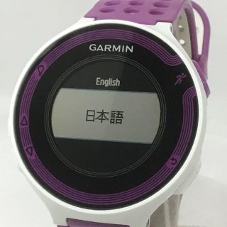 ガーミン(GARMIN)のガーミン ランニング フォーアスリート 220J　ホワイト×パープル(その他)