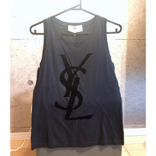 イヴサンローランボーテ(Yves Saint Laurent Beaute)のYSL イヴ・サンローラン ロゴタンクTシャツ (Tシャツ(半袖/袖なし))