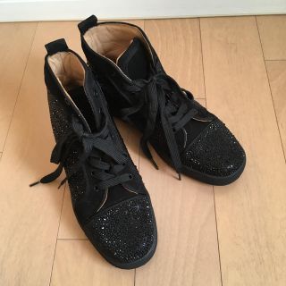 クリスチャンルブタン(Christian Louboutin)のクリスチャンルブタン グリッターハイカットスニーカー(スニーカー)