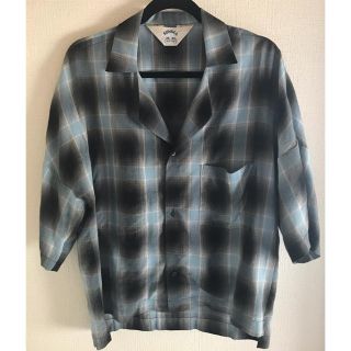 サンシー(SUNSEA)のSUNSEA shadow check fried shrimp shirt(シャツ)