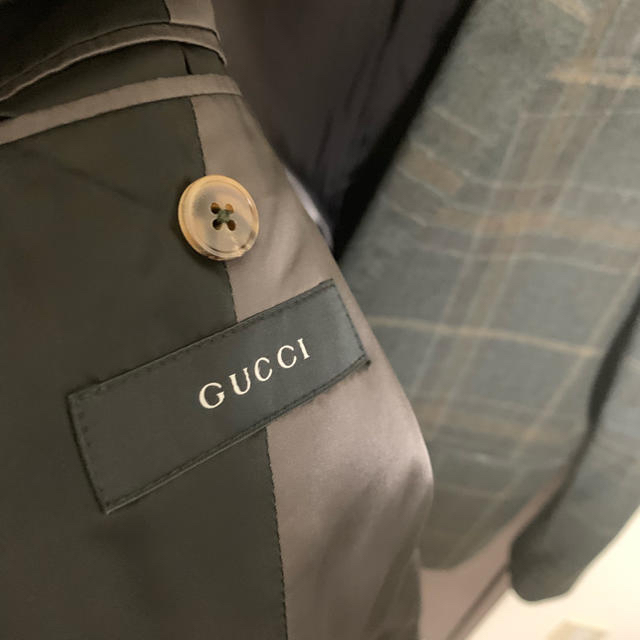 JOHN LAWRENCE SULLIVAN(ジョンローレンスサリバン)の〜31日GUCCI テーラードジャケット（グレンチェック） メンズのジャケット/アウター(テーラードジャケット)の商品写真