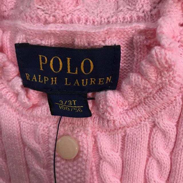 Ralph Lauren(ラルフローレン)のラルフローレン カーディガン 新品 箱付き キッズ/ベビー/マタニティのキッズ服女の子用(90cm~)(カーディガン)の商品写真