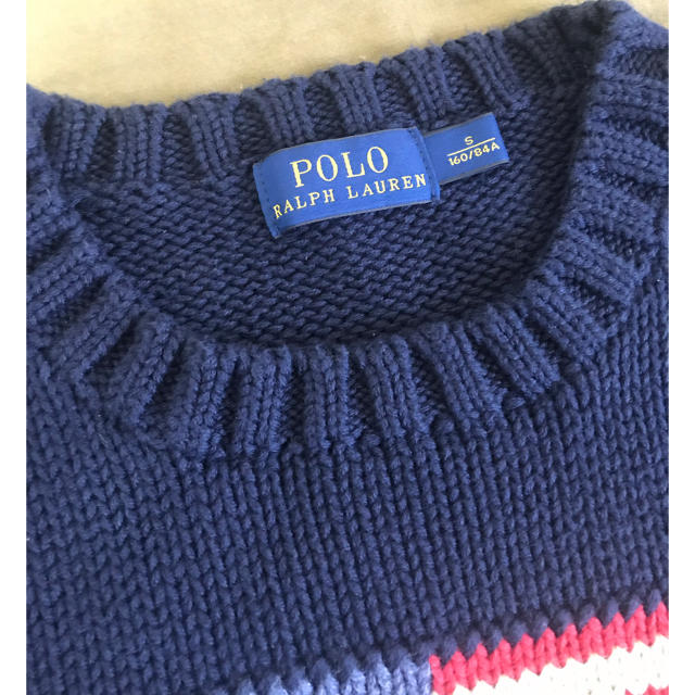 POLO RALPH LAUREN(ポロラルフローレン)のポロ ラルフローレン★ニット★Sサイズ キッズ/ベビー/マタニティのキッズ服男の子用(90cm~)(ニット)の商品写真