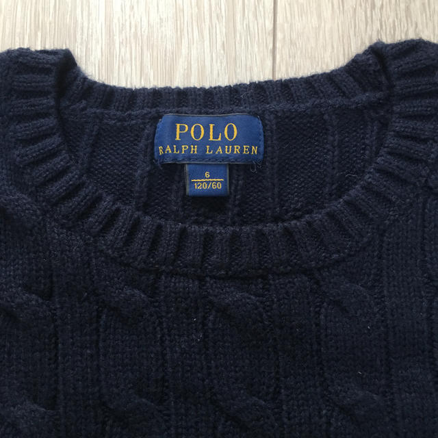 POLO RALPH LAUREN(ポロラルフローレン)のラルフローレン セーター キッズ 120 キッズ/ベビー/マタニティのキッズ服女の子用(90cm~)(ニット)の商品写真