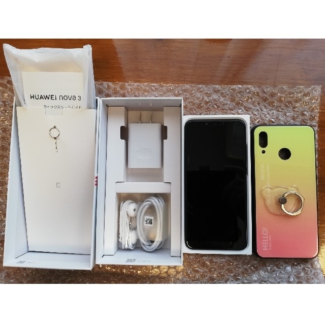 (美品・おまけ付き)HUAWEI NOVA3