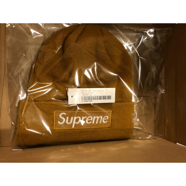 新品未使用正規品 supreme new era box logo ビーニー