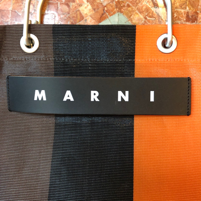 MARNI❤︎フラワーカフェトート マルチピンク