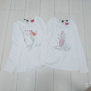 ディズニー(Disney)のKIDS*DisneyPrincess*ロングTｼｬﾂ2枚set＊(Tシャツ/カットソー)