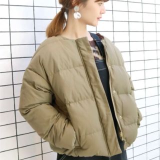 れています IENA SLOBE - SLOBE IENA ショールフード ショートダウン