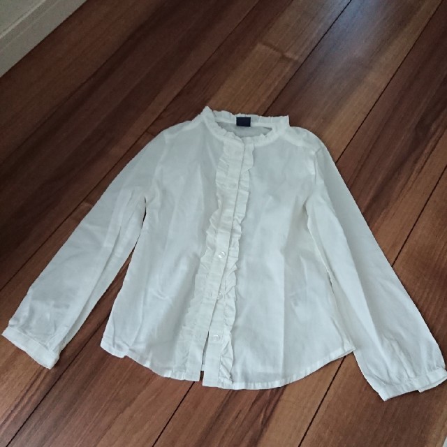 GAP(ギャップ)のGAP  フリルブラウス  キッズ/ベビー/マタニティのキッズ服女の子用(90cm~)(ブラウス)の商品写真