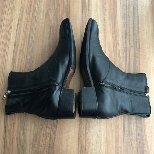 UNITED ARROWS(ユナイテッドアローズ)のユナイテッドアローズ ヒールブーツ  黒  サイズ 42 メンズの靴/シューズ(ブーツ)の商品写真