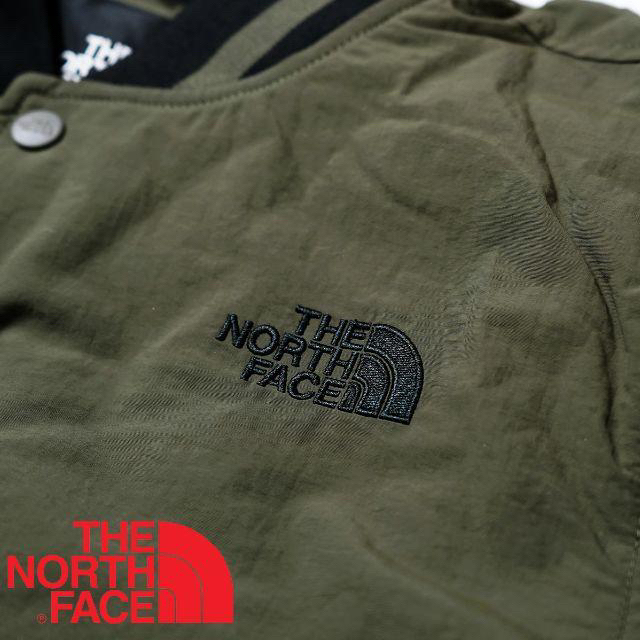 THE NORTH FACE(ザノースフェイス)のノースフェイス ■ L スタジアムジャケット グリーン 海外限定 スタジャン メンズのジャケット/アウター(スタジャン)の商品写真