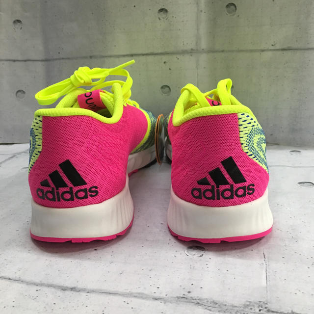 新品 アディダス adidas ランニングシューズ 27.0cm 黄色 幅広 3