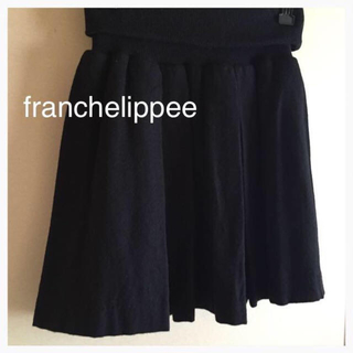 フランシュリッペ(franche lippee)のブラックスカート♡(ミニスカート)