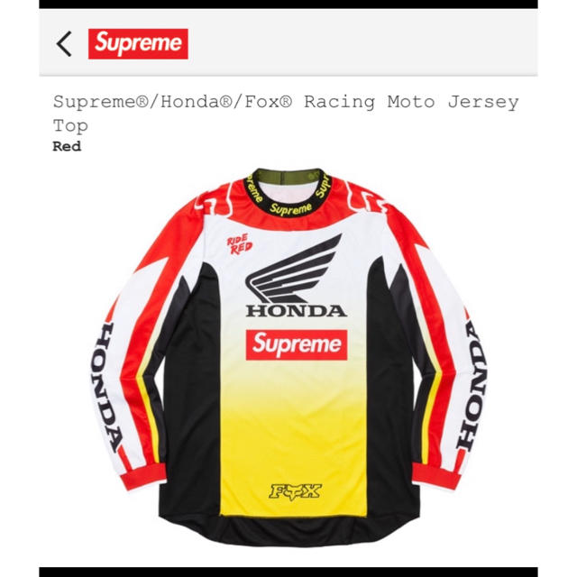 Supreme - supreme honda fox racing moto jersey topの通販 by M's shop