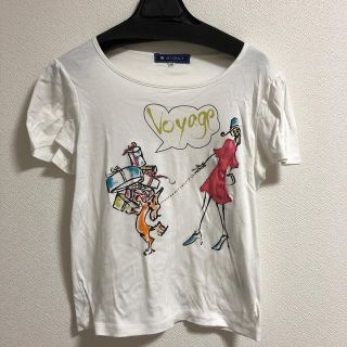 エムズグレイシー(M'S GRACY)のカットソー　半袖　大きいサイズ(Tシャツ(半袖/袖なし))